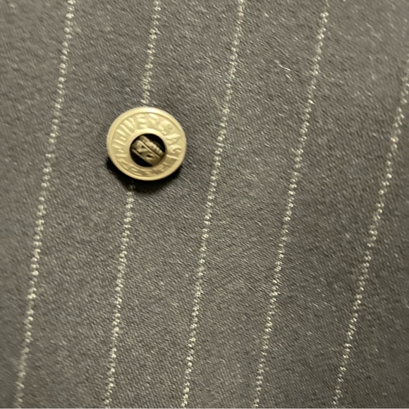 Versace Classic V2 pinstriped 
double-breasted, wool two-piece suit size 52 - Picture 6 of 7